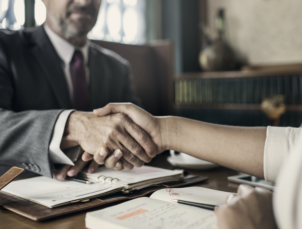 Attorney meeting with a client at Beck Law Office